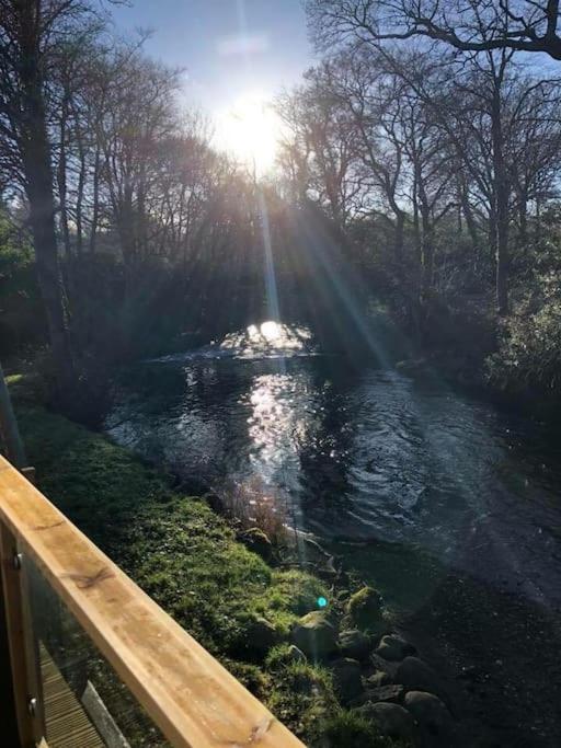 Stunning 3 Bed Riverside Cabin In Snowdonia Caeathro Экстерьер фото